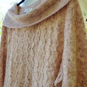 CJ Banks Cowl Neck Knit Tunic Sweater